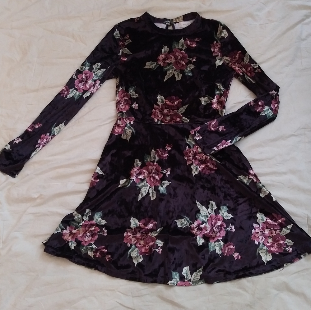 Altar'd State Velvet Dress